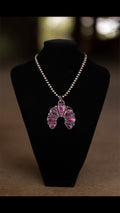 Purple Spiny Bloom Pendant - Purple Spiny Oyster & Sterling Silver