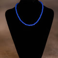 The Game Day Necklace | Royal Blue Beaded Necklace