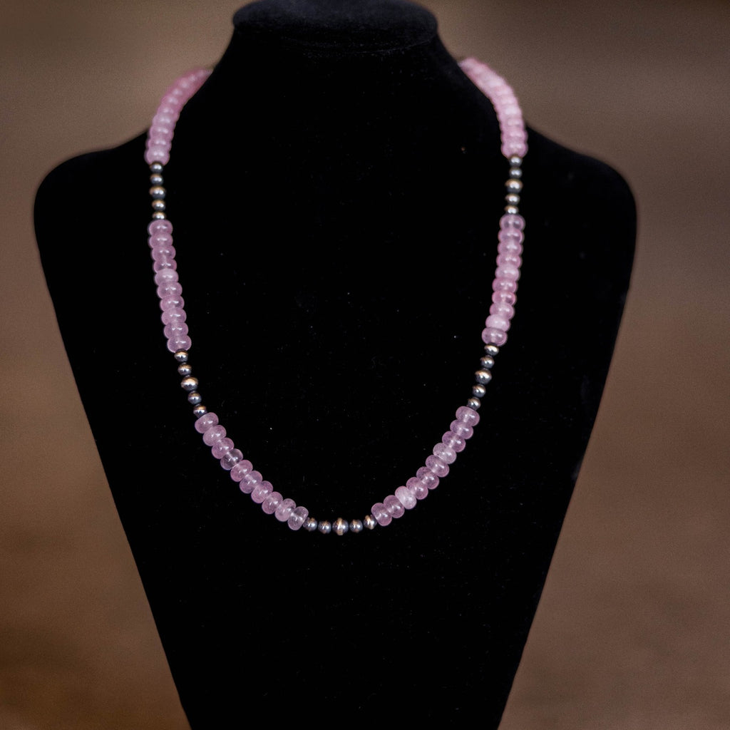The Blush Necklace | Pink & Silver Pearl Necklace