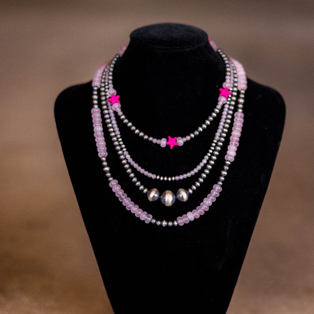 The Trinity Necklace | 20" Sterling Silver Pearl Necklace