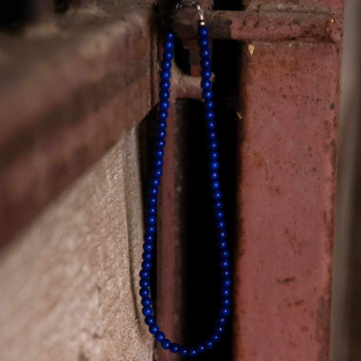 The Game Day Necklace | Royal Blue Beaded Necklace