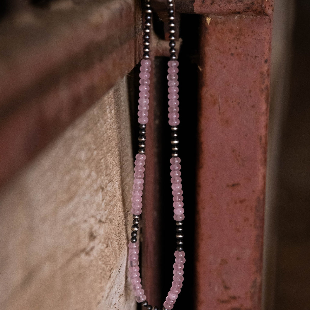 The Blush Necklace | Pink & Silver Pearl Necklace