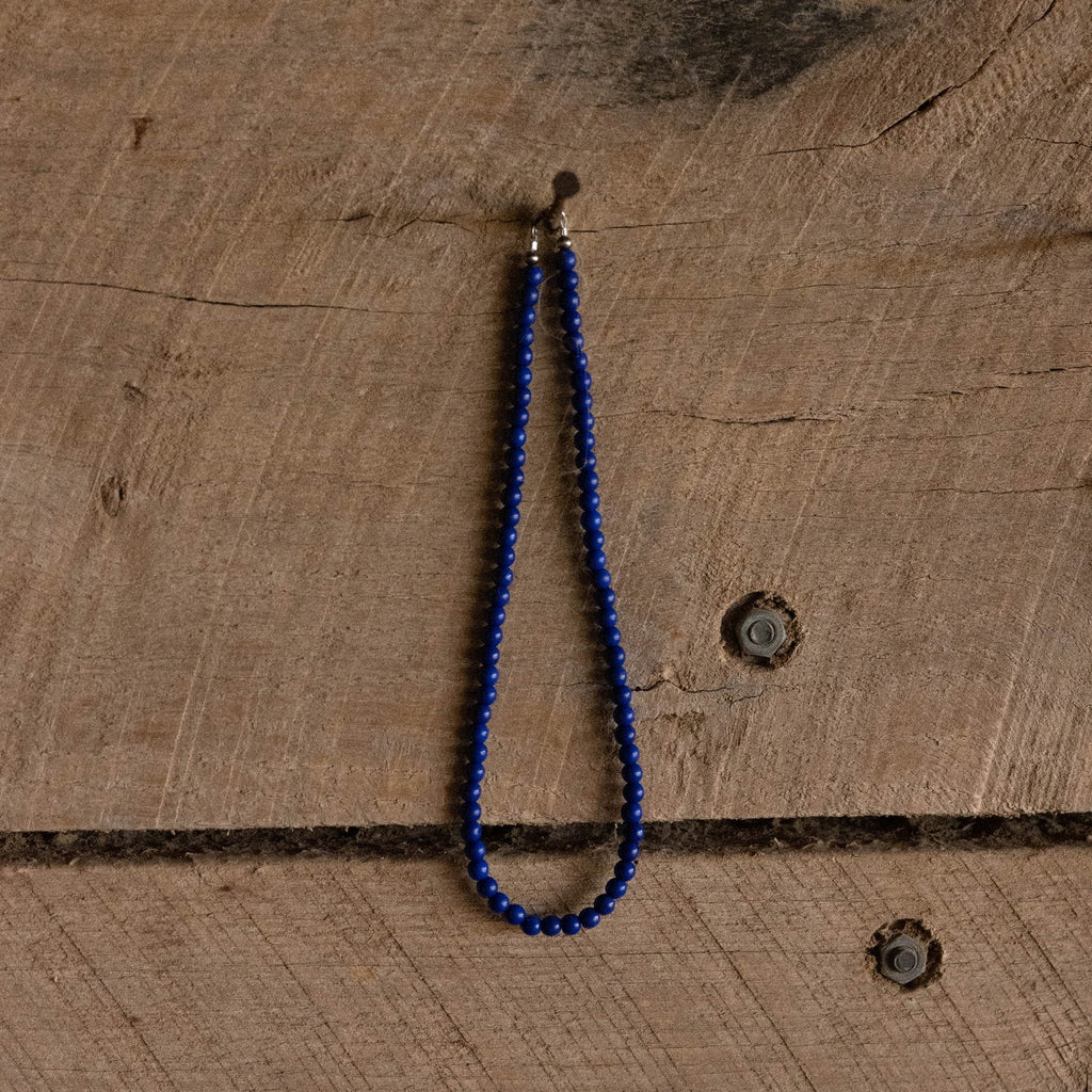 The Game Day Necklace | Royal Blue Beaded Necklace