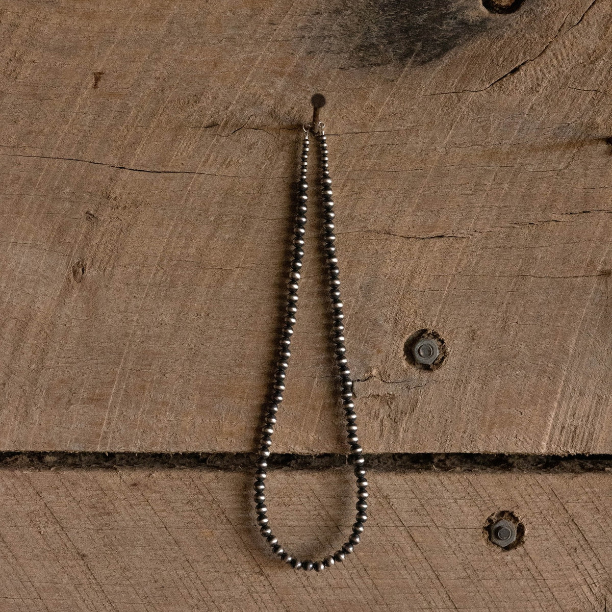 6mm Silver Pearl Necklace - PREORDER