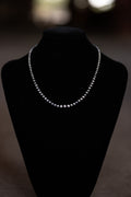 3mm–6mm Graduated Sterling Pearl Strand